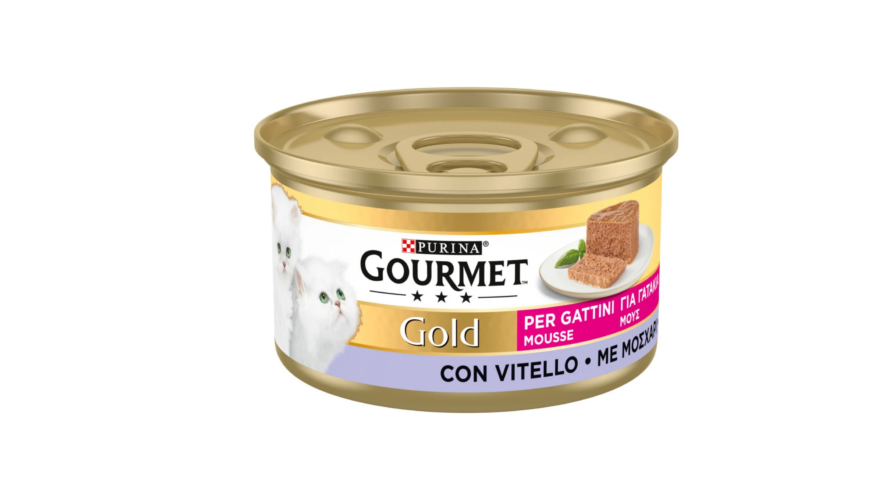 Purina Gourmet Gold Kitten Veal Mousse Can 85g