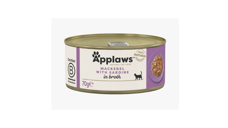 Applaws Cat Tin Mackerel with Sardine in Broth 70g