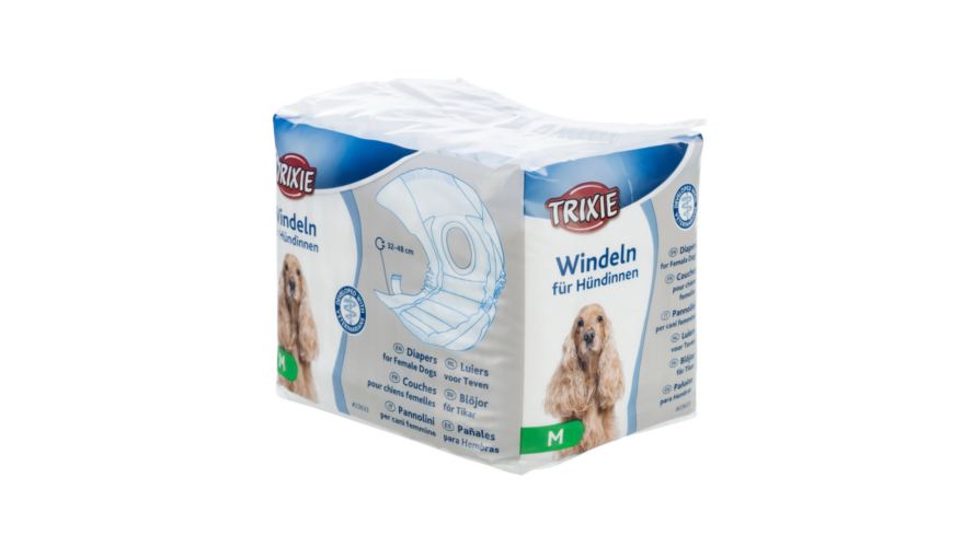 Trixie Diapers - Female Dogs - M - 12 Pieces