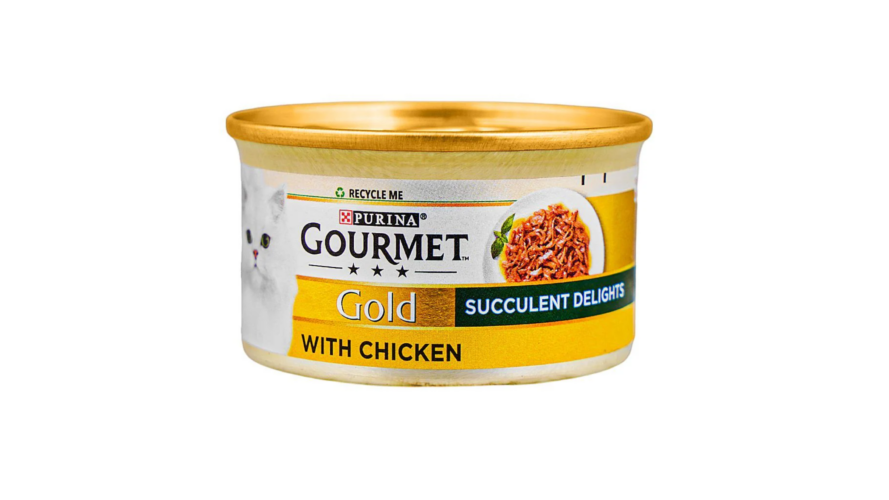 Purina Gourmet Gold Succulent Delights Chicken Can 85g
