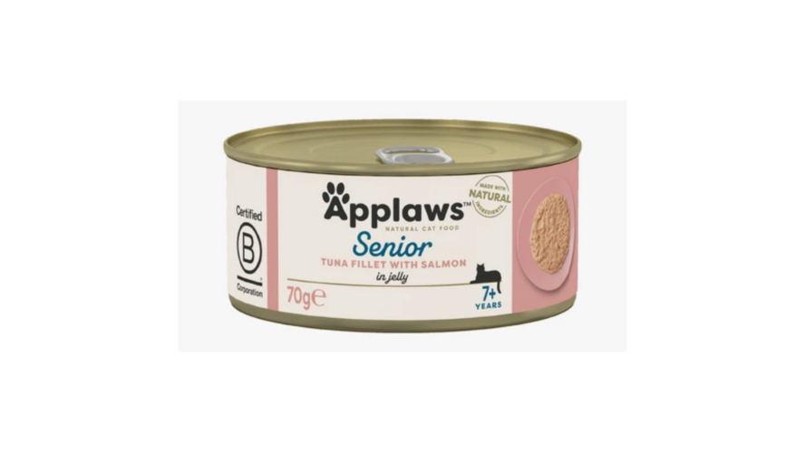 Applaws Cat Tin Senior Tuna with Salmon in Jelly 70g