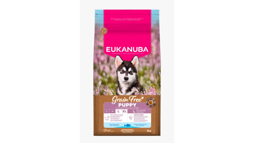 Eukanuba Dog Puppy & Junior Large Breed Grain Free Ocean Fish 3kg