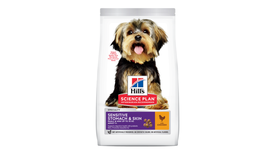Hills Science Plan Dog Adult Sensitive Stomach & Skin Small & Mini Chicken 1.5kg