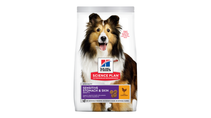 Hills Science Plan Dog Adult Sensitive Stomach & Skin Medium Chicken 2.5kg