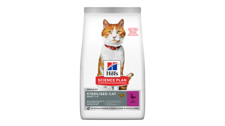 Hills Science Plan Cat Adult Sterile Duck 1.5kg