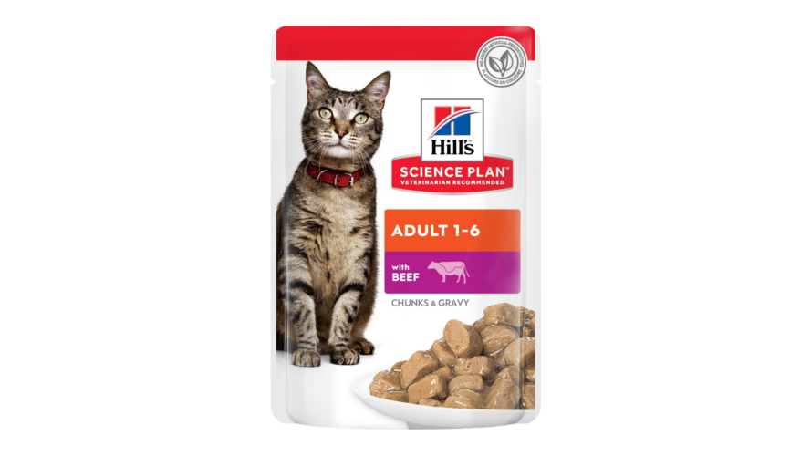 Hills Science Plan Cat Adult Beef Pouch 85g