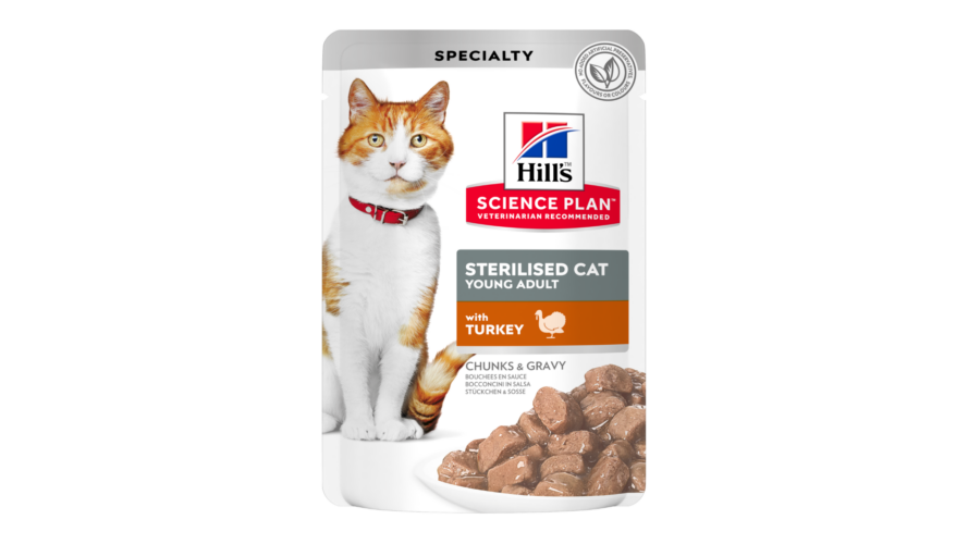 Hills Science Plan Cat Adult Sterile Turkey Pouch 85g