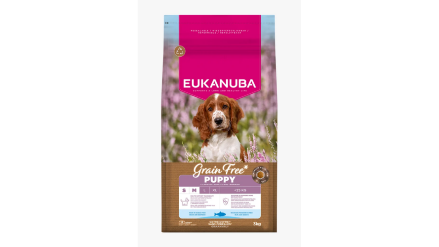 Eukanuba Dog Puppy & Junior Small & Medium Breed Grain Free Ocean Fish 3kg