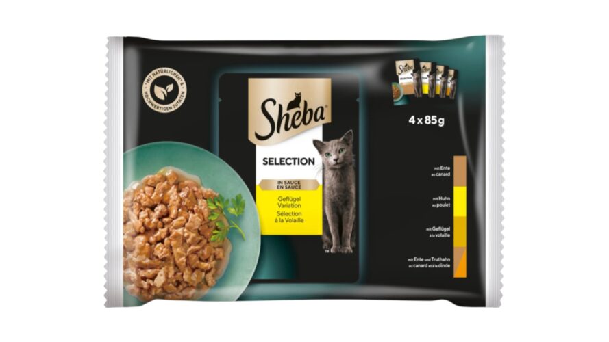 Sheba Cat Food Delice White Poultry 4x85g