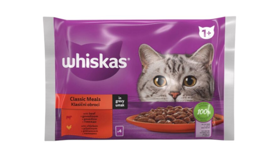 Whiskas Meat Selection Variety Pack Pouches 4x85g