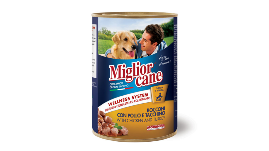 Miglior Cane Tin Bocconcini Pollo & Tacchino 405g