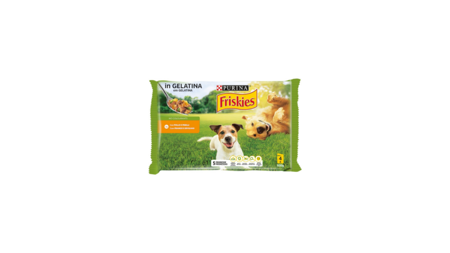 Friskies Adult Dog with Chicken 4 x 85g