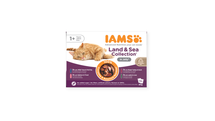 IAMS Cat Adult Pouch Land & sea Gravy (12x85g) - MULTIPACK
