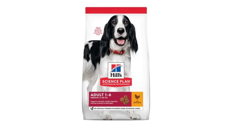 Hills Science Plan Dog Adult Medium Chicken