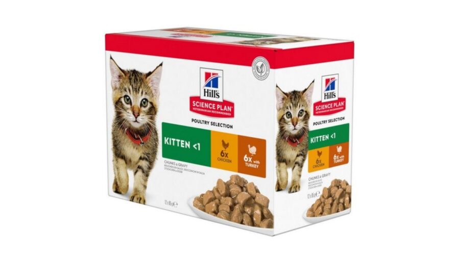 Hills Science Plan Kitten Chicken & Turkey Pouches (12x85g) - MULTIPACK