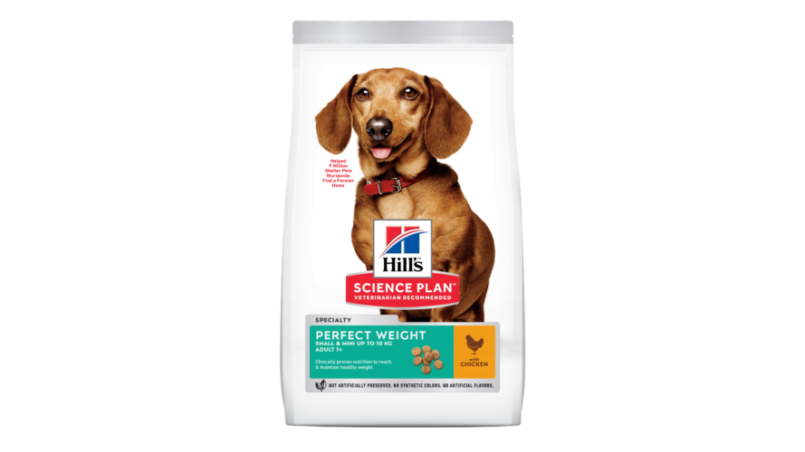 Hills Science Plan Dog Adult Perfect Weight Small & Mini Chicken 1.5kg
