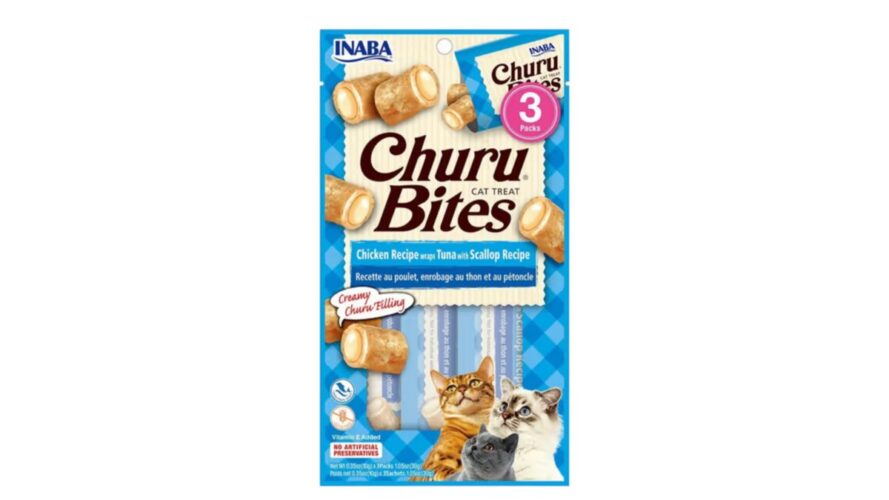 Churu Bites Chicken Wraps Tuna and & Scallop 30g