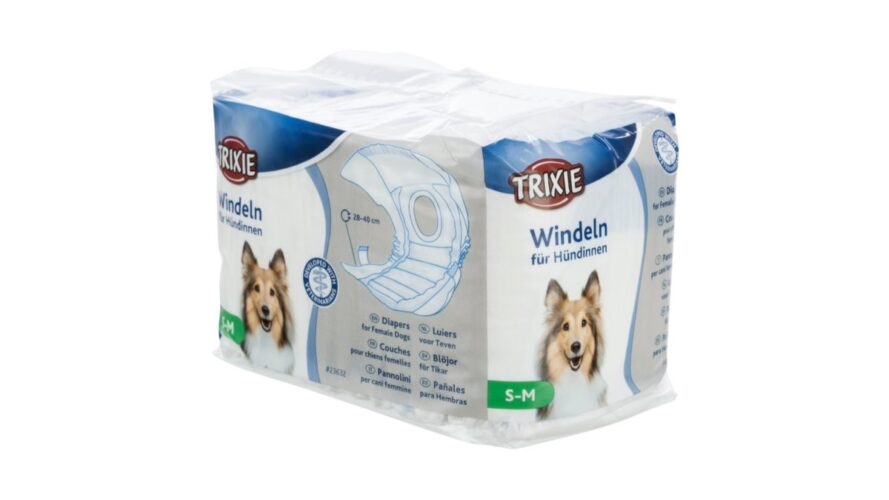 Trixie Diapers - Female Dogs - S/M - 12 Pieces