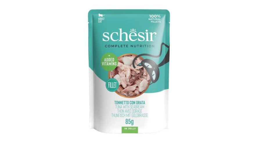 Schesir Tuna/Seabream in Jelly Pouch 85g