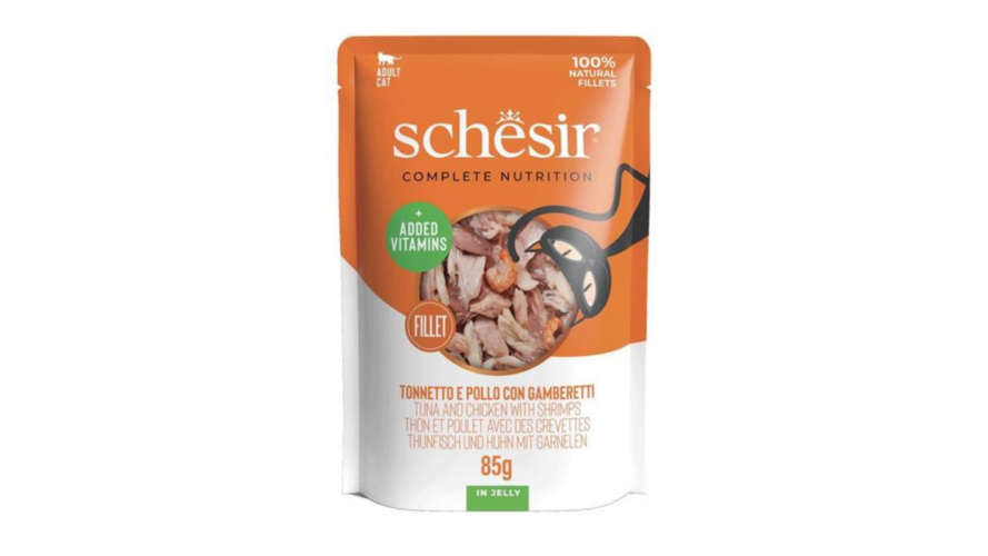 Schesir Tuna/Chicken/Shrimps in Jelly Pouch 85g