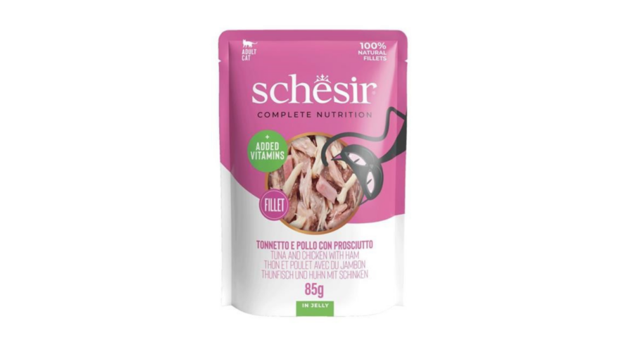 Schesir Tuna/Chicken/Ham in Jelly Pouch 85g