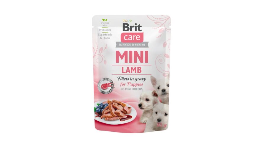 Brit Care Mini Puppy Lamb Adult Pouch 85g