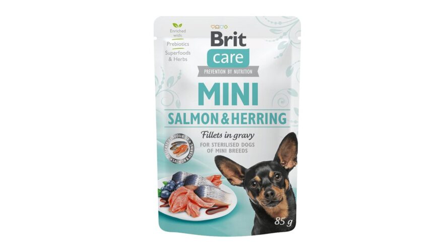 Brit Care Mini Salmon & Herring Pouch 85g