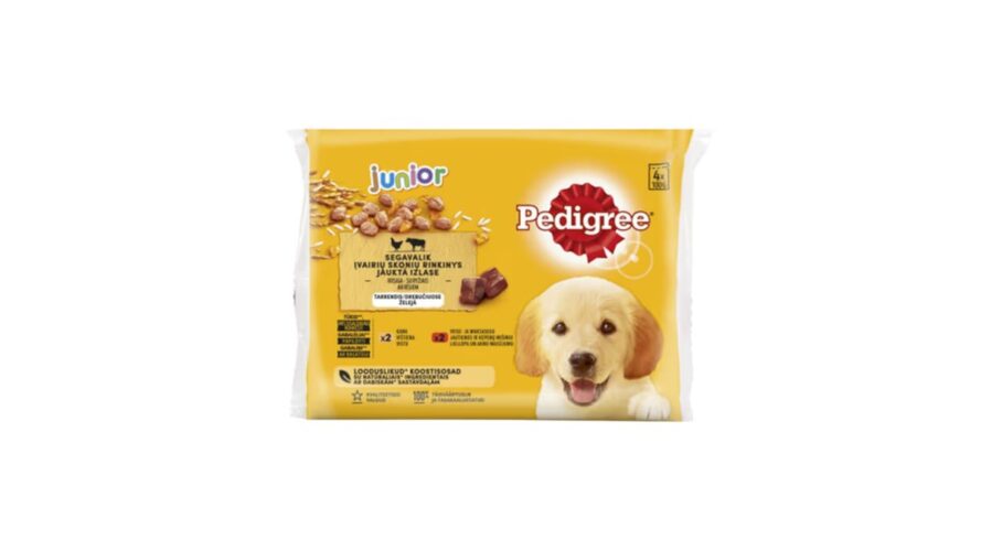 Pedigree Junior Pouches 4x100g