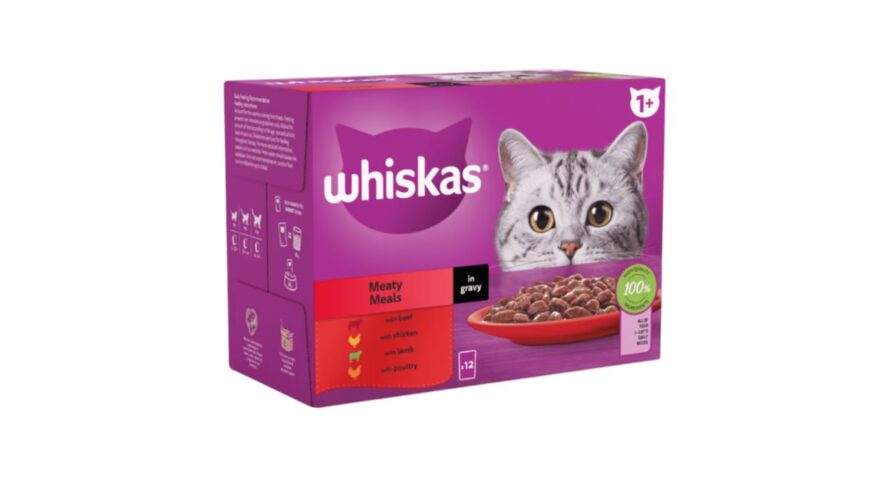 Whiskas Meat Variety Pack Pouches 12x85g