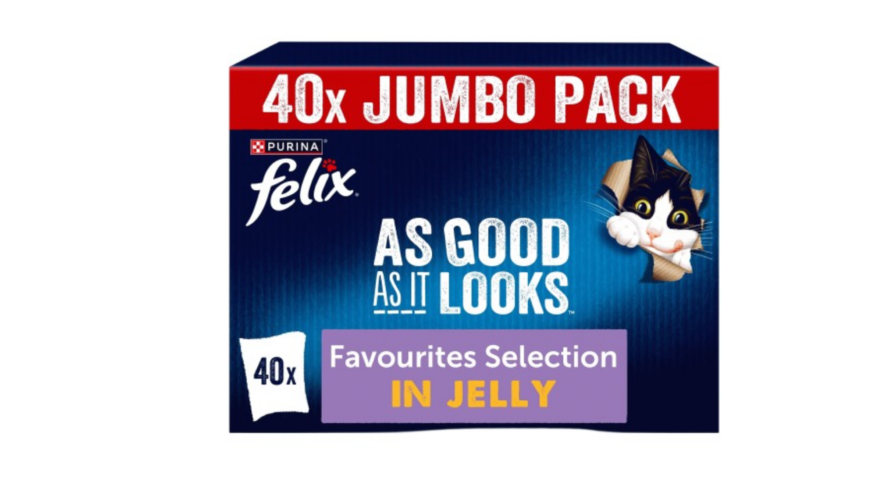 Felix As Good Doubly Delicious - Jumbo Meaty Selection in Jelly 40 x 85g