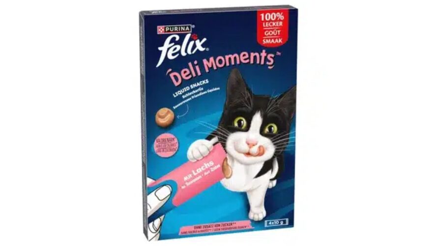 Felix Deli Moments Salmon Liquid Treats 4x10g