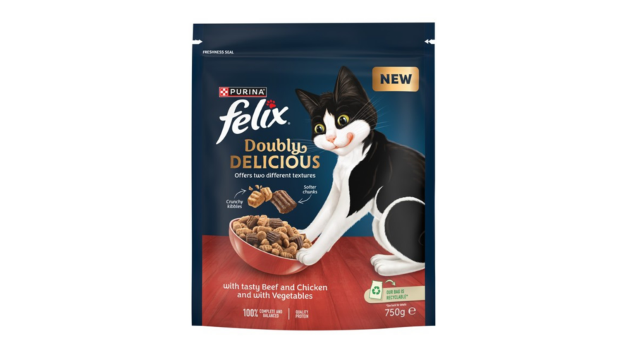 Felix Doubly Delicious Chicken and Vegetables 750g