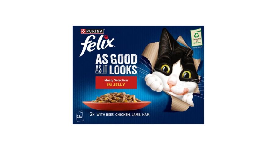 Felix Le Ghiottonerie with Beef and Chicken in Jelly 4 x 85g