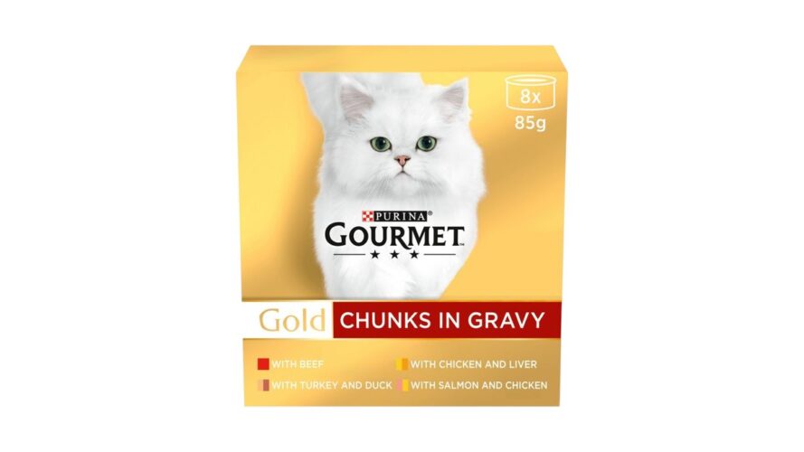 Purina Gourmet Gold Gravy Collection with Beef Cans 8 x 85g