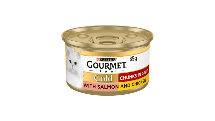 Purina Gourmet Gold Salmon and Chicken Can 85g