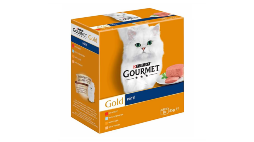 Purina Gourmet Gold Pat? Collection Can 8 x 85g