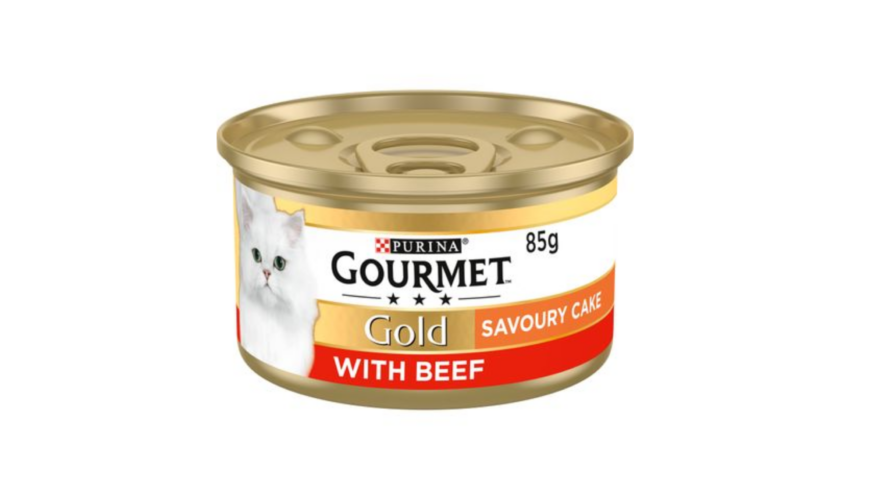 Purina Gourmet Gold Melting Hearts Chicken and Beef Cans 4x 85g