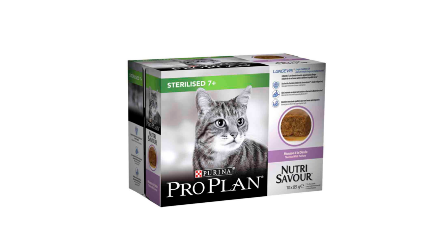 Purina Pro Plan with Chicken for Sterlised Senior Cat Pouches 10x 85g