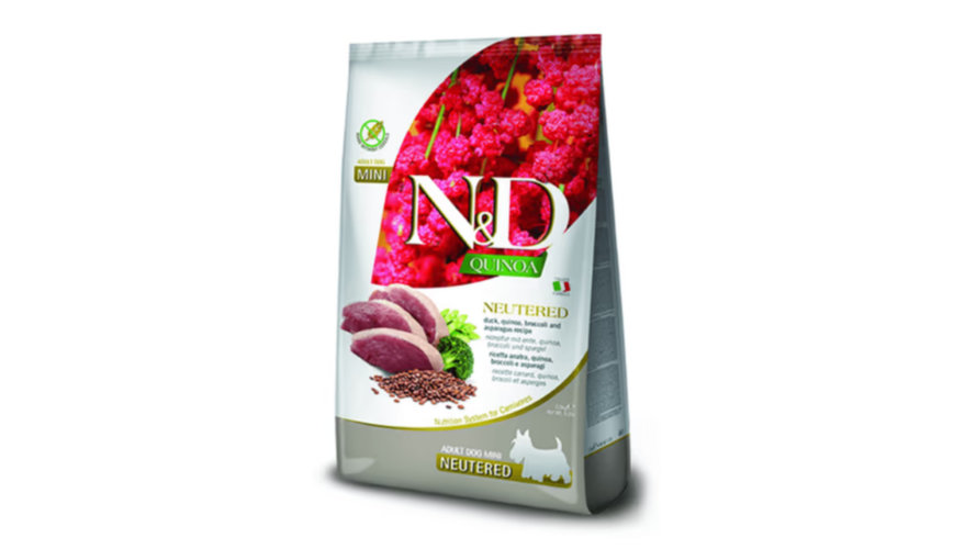 N&D Quinoa Neutered Dog Adult Mini Duck 2.5kg