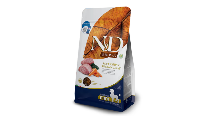 N&D Brown Adult Mini Lamb Potato Spirulina & Carrot 2kg
