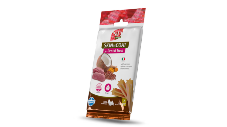 N&D Quinoa Treat Skin & Coat Venison Mini 60g