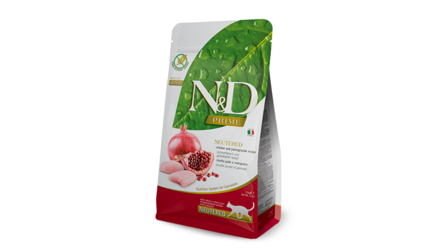 N&D Prime Neutered Cat Chicken & Pom 1.5kg