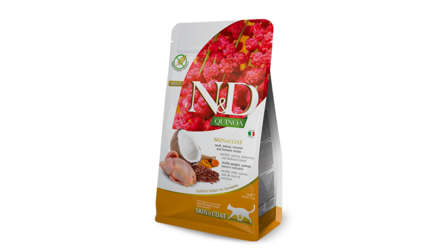 N&D Quinoa Cat Skin & Coat Quail 1.5kg