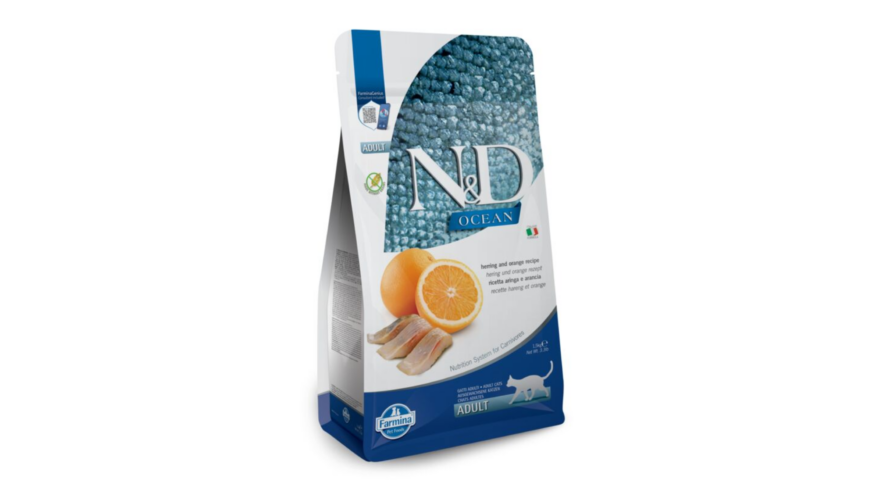 N&D Cat Dry Pumpkin Grain Free Herring & Orange, 1,5kg