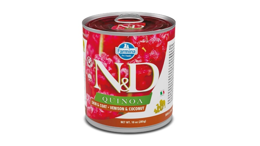 Farmina N&D Quinoa Skin & Coat Venison & Coconut, 285g