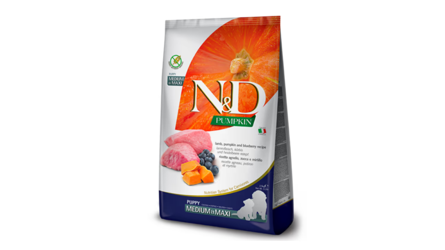 Farmina N&D Adult Medium/Maxi Lamb & Blueberry, 2,5kg