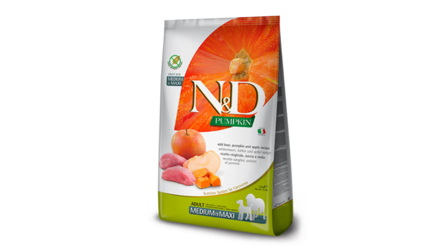 Farmina N&D Adult Medium/Maxi Boar & Apple, 2,5kg