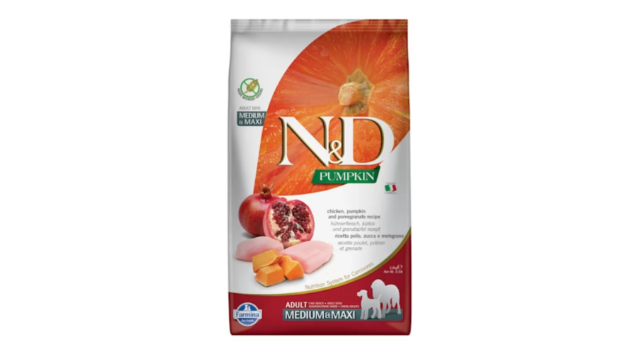 Farmina N&D Adult Medium/Maxi Chicken & Pomeganate, 2,5kg