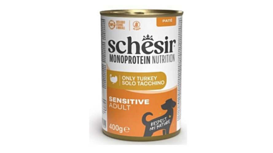 Schesir Dog Monoprotein Turkey Pate 400g