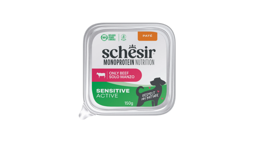 Schesir Dog Monoprotein Active Beef Pate 150g